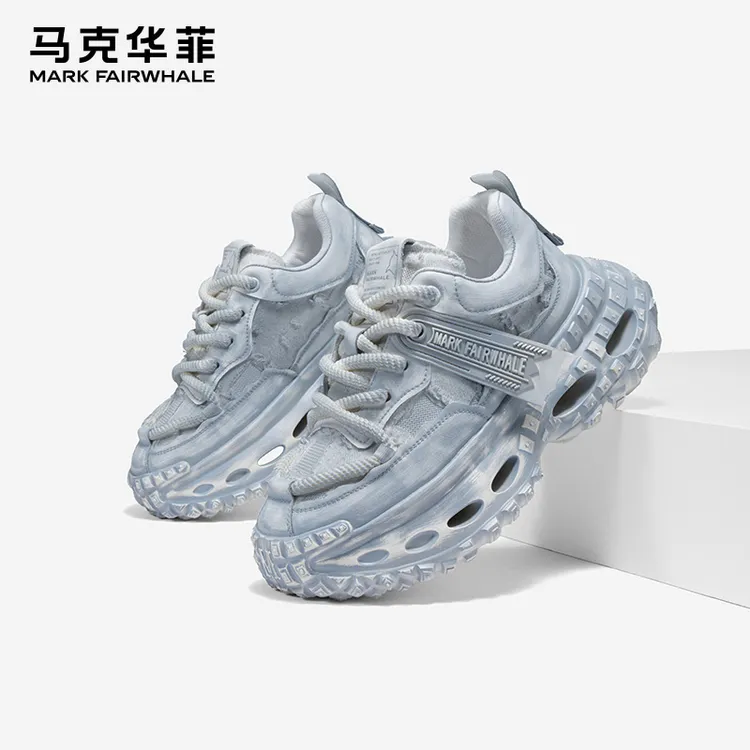 马克华菲老爹鞋男鞋2025夏季新款厚底运动鞋板鞋休闲低帮潮鞋