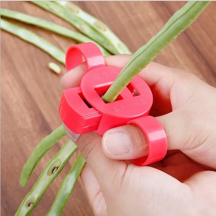 祝氏心宜豆角切丝器多功能创意护手手拉擦丝器四季豆丝切菜器