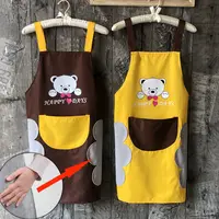居家厨房围裙可擦手围裙现代简约时尚围腰优品
