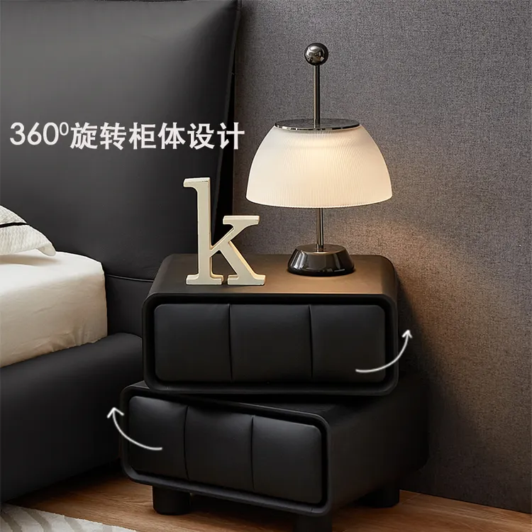 阿菲尼年货节轻奢简约创意极简旋转床头柜客厅储物家用居家好物