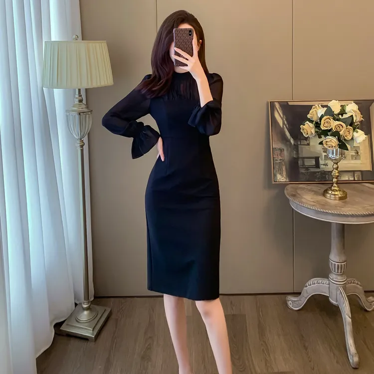 秋款裙子连衣裙高端气质高级感女装轻奢高贵豪华洋气上档次秋季裙