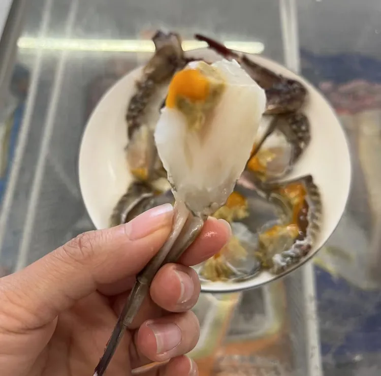 【速冻】舟山淡红膏呛蟹2-3两/只 顺丰