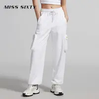 【赵老板专属】MissSixty夏季新款裤松紧高腰显瘦口袋运动风0787