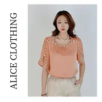 5 ALICE “玫瑰香气”衬衫 立体刺绣 浪漫柔美 S2138139G