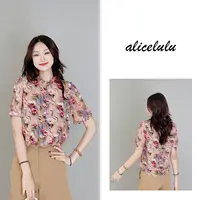 5 ALICE “花园赴约”衬衫 优雅曼妙 轻柔百搭 S2138378E