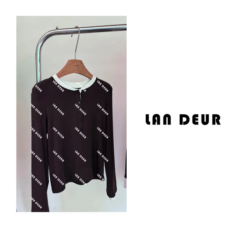 JIUJIU【踏雪留痕】通勤百搭简约显瘦假两件T恤0921-10350