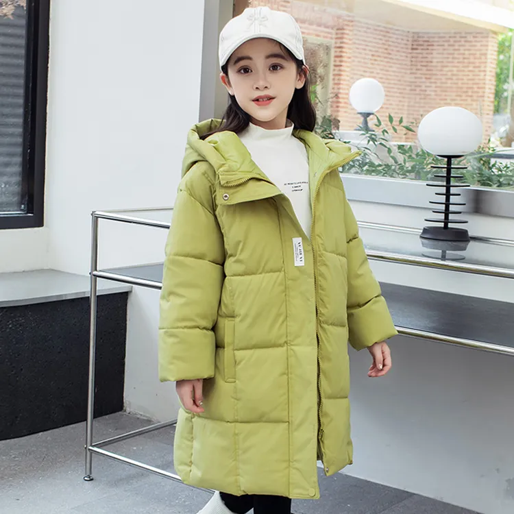 男童冬装棉服加厚童装长款男孩外套儿童羽绒棉衣女童新款冬季棉袄