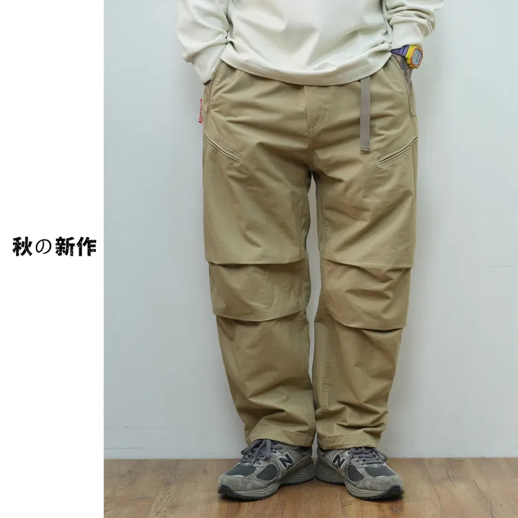 24AW户外硬壳经典六袋伞兵裤日系多口袋复古抽绳宽松工装裤