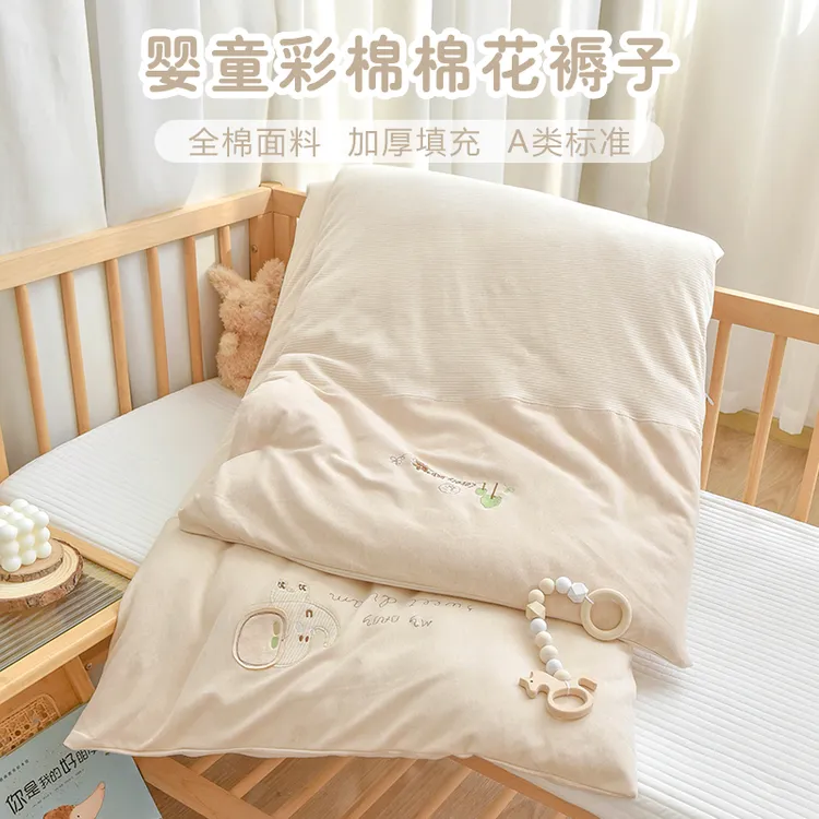 新生儿纯棉花床垫A类柔软褥子秋冬厚款儿童垫被婴儿午睡铺垫定制