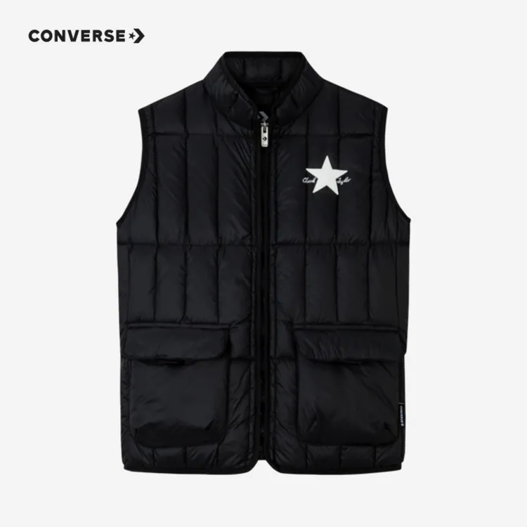 Converse/匡威童装男女童冬季儿童保暖羽绒马甲CNVN-VE-F063