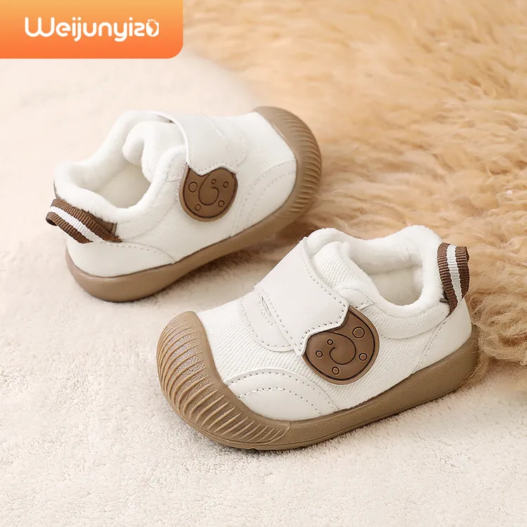 炜俊亿足男宝宝学步鞋秋冬款婴儿鞋子女软底1一3岁机能鞋儿童鞋子