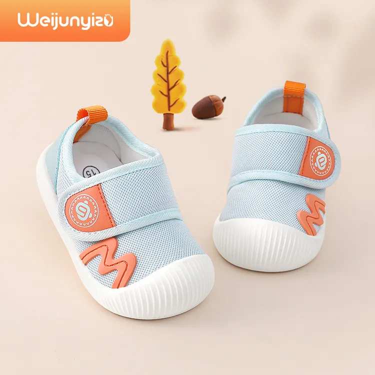 炜俊亿足学步鞋男宝宝鞋子春秋款软底防滑1一2-3岁女童机能鞋秋季