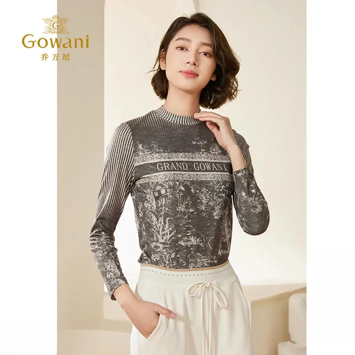 Gowani乔万尼打底衫女2024新款商场同款秋冬内搭可外穿EM3C468408