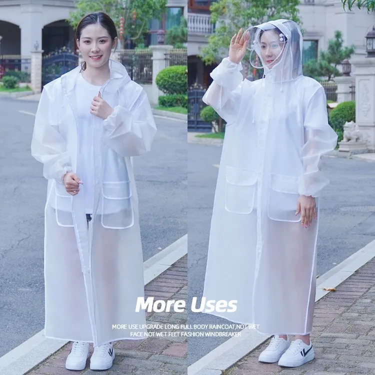 新款雨衣男女防暴雨加厚型长款全身一体式成人骑行徒步电动车雨披