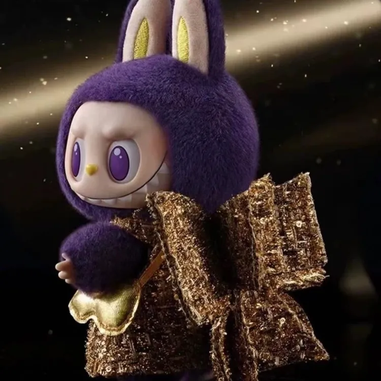 2.0   现货秒发拉布布限定米兰  labubu 搪胶 搪胶毛绒公仔吊卡