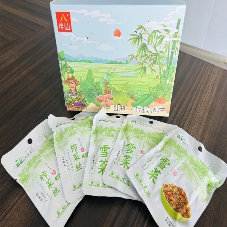 传统古法手工腌制鲜香清脆爽口酱腌菜嘉兴特产礼盒组合5包装