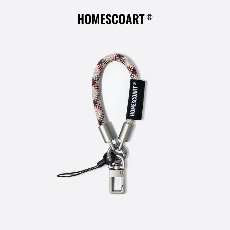HOME SCOART钛原色MINI手机挂绳短款钥匙扣多功能手机链绳含挂片