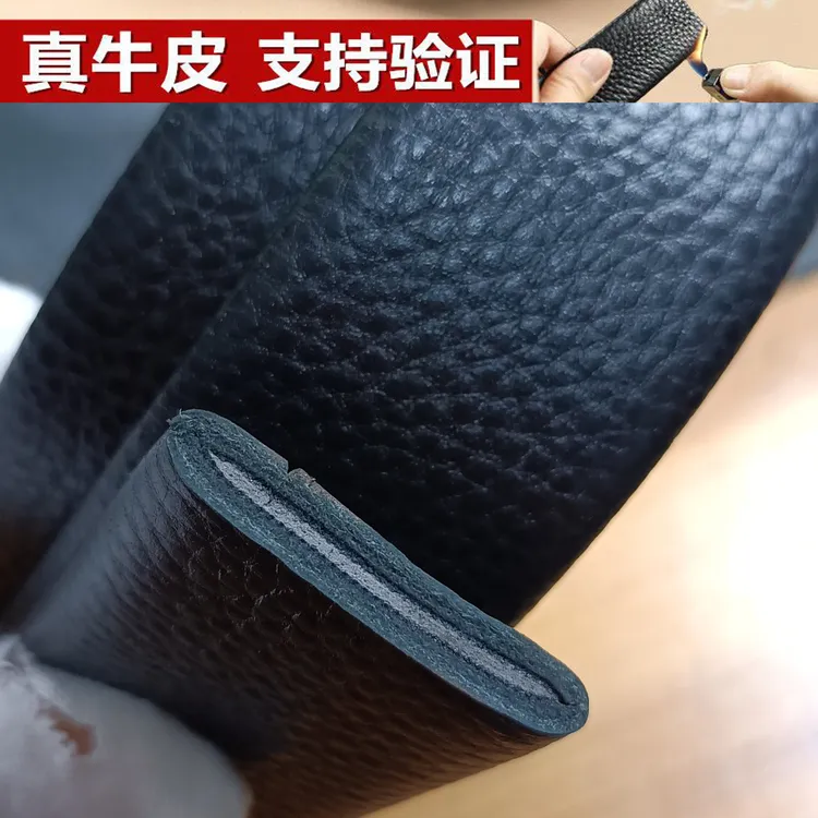 不带头牛皮腰带真牛皮皮带男士黑色高档商务秋冬新款加长卡槽裤带