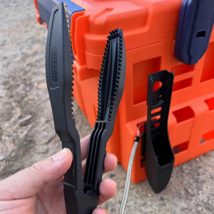 日本原装进口明邦MEIHO玻璃纤维控鱼夹控鱼钳适合明邦各种钓箱