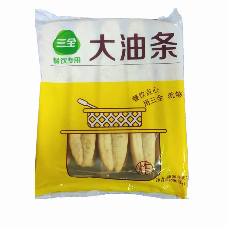 三全香酥大油条半成品自炸速食方便早餐安心营养速冻商用火锅批发