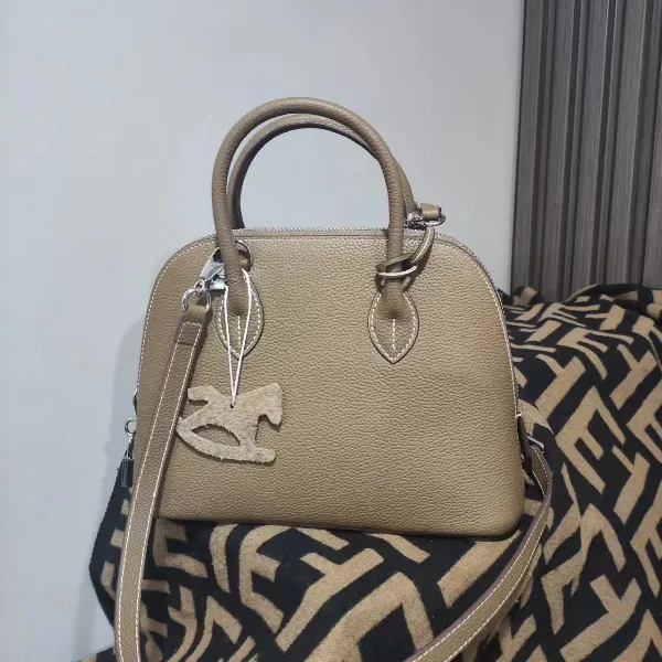 【ZOE】XKY-2101-大象灰轻奢新款小众时尚潮流韩版简约保龄球包