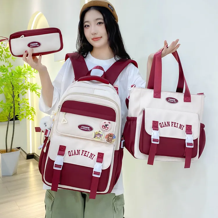 书包女2024新款小学生三到六年级休闲双肩包初中生高中生背包百搭