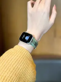 【四彩格纹】适配于苹果applewatch1-11seUItra2高级感毛呢格纹表带
