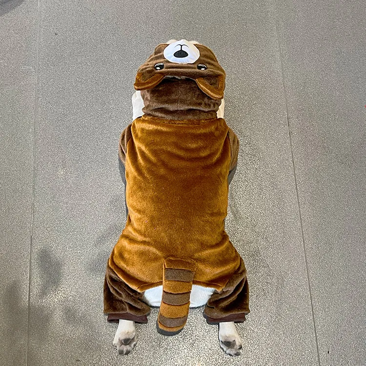 HeyElf宠物四脚裤法斗连体衣宠物变身装雪纳瑞衣服比熊可爱冬装