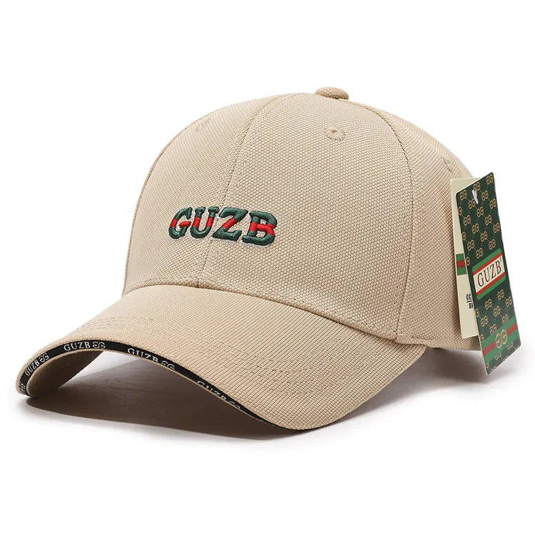 【GUZB正品】新款四季帽子男女同款简约鸭舌帽棒球帽百搭大头围帽子