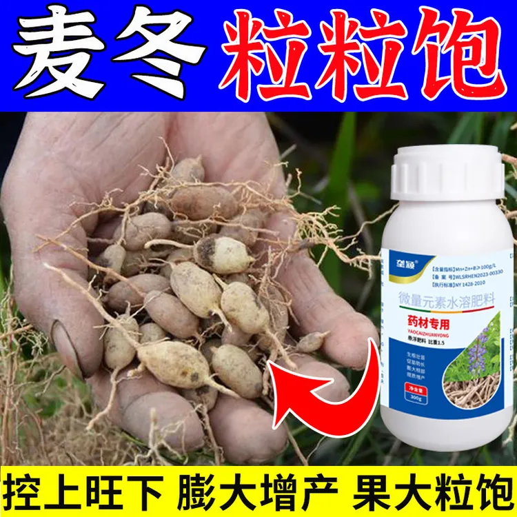 麦冬专用肥料膨大素增产增收膨果促长微量元素水溶肥叶面肥料正品