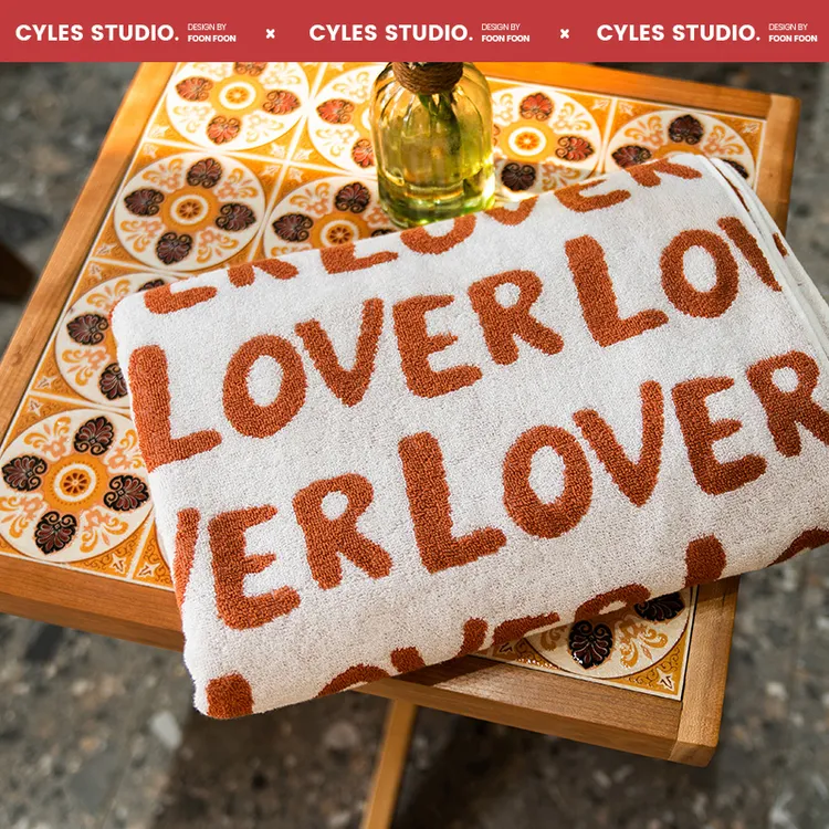 Dedon.home新款浴巾情侣款一对纯棉女裹巾套男全棉结婚毛巾洗澡