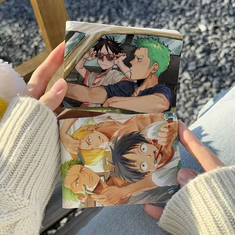 海贼王路飞索隆驾驶证保护套二合一行驶证机动车驾照本皮套高颜值