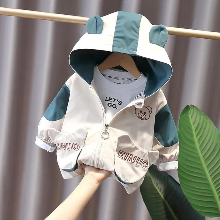 儿童外套2024春秋男童韩版潮春季上衣小童春装宝宝春秋装洋气帅气
