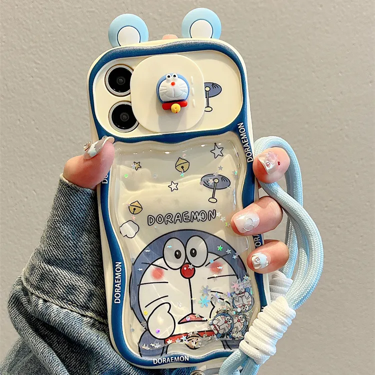 卡巴顿适用苹果16手机壳新款趣味带挂绳手腕iphone17/14/13/12/15