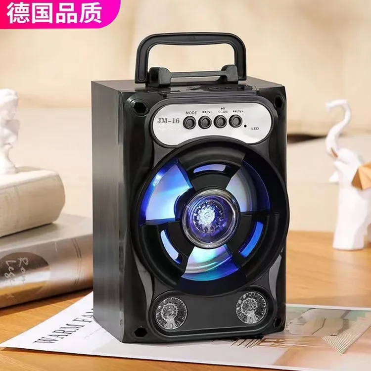 无线蓝牙音箱广场舞收银户外K歌低音炮户外优盘TF卡带话筒音响