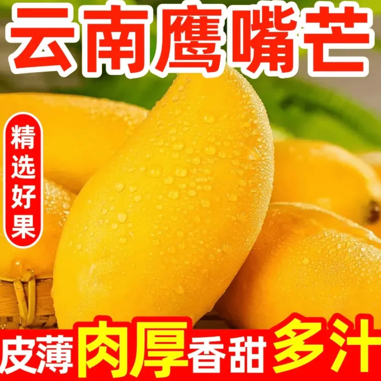 【宠粉福利】云南鹰嘴芒带箱5斤单果200g起好吃kx