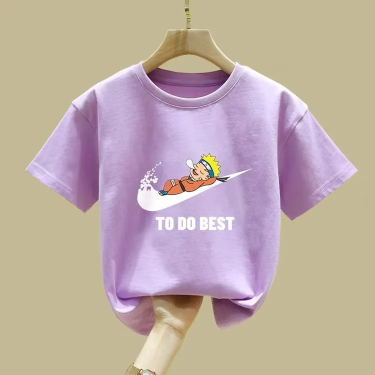 儿童T恤短袖小童宽松夏装2024新款男童女童薄款半袖童装上衣t恤