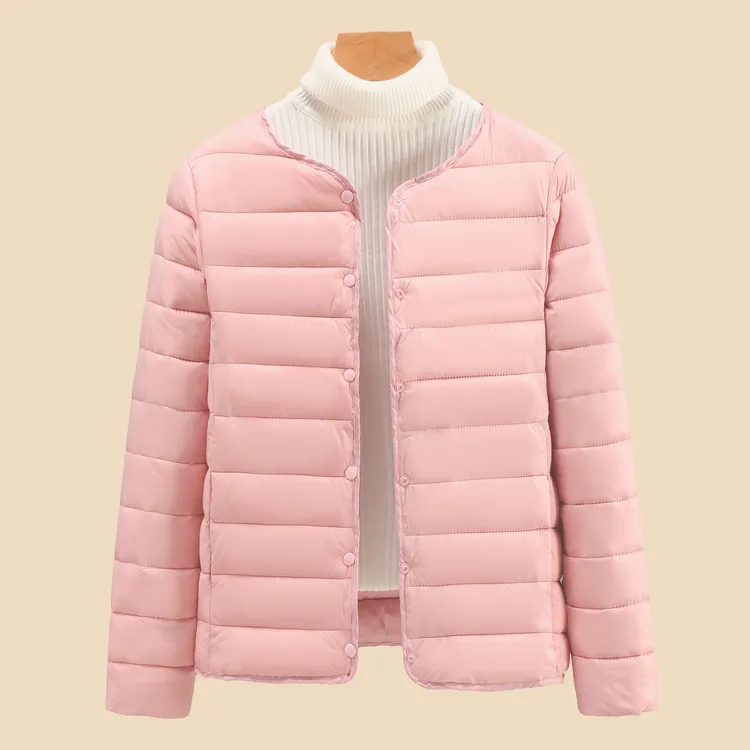 棉袄女短款轻薄保暖内胆2024春秋季女士棉服时尚保暖棉衣女外套