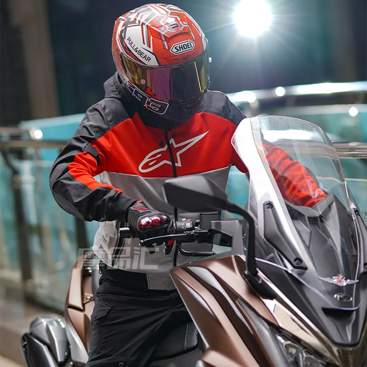 A星ALPINESTARS骑行服RACEDAY休闲连帽防摔MM93联名摩托车机车服