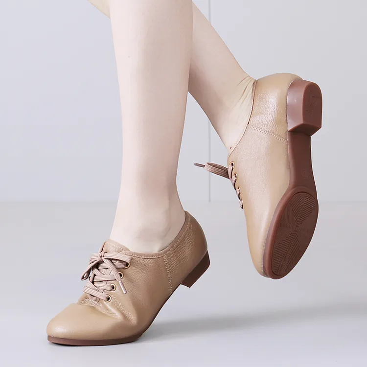 汝拉舞蹈鞋 中国舞鞋 民族舞鞋 古典舞鞋 真皮软底平跟跳舞鞋系带