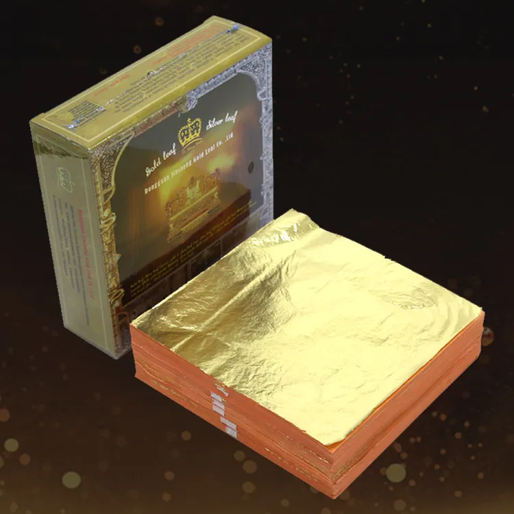 金胜意大利金箔14cm金箔纸装饰 装修 家具 绘画DIY手工墙纸金薄纸