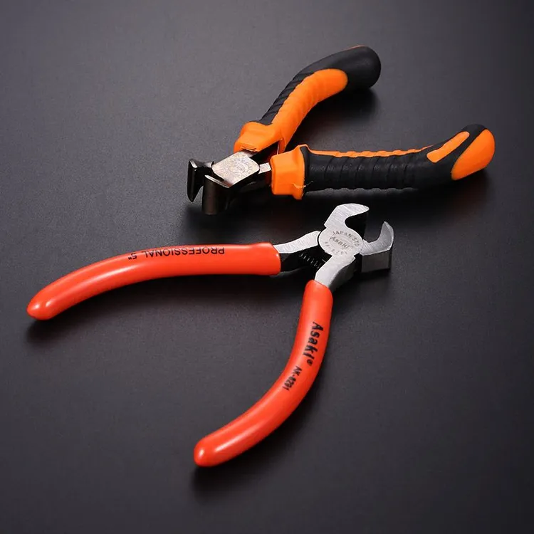 雅赛崎迷你顶项钳扁咀钳无牙弯咀钳迷你钢丝钳圆咀钳现货现发