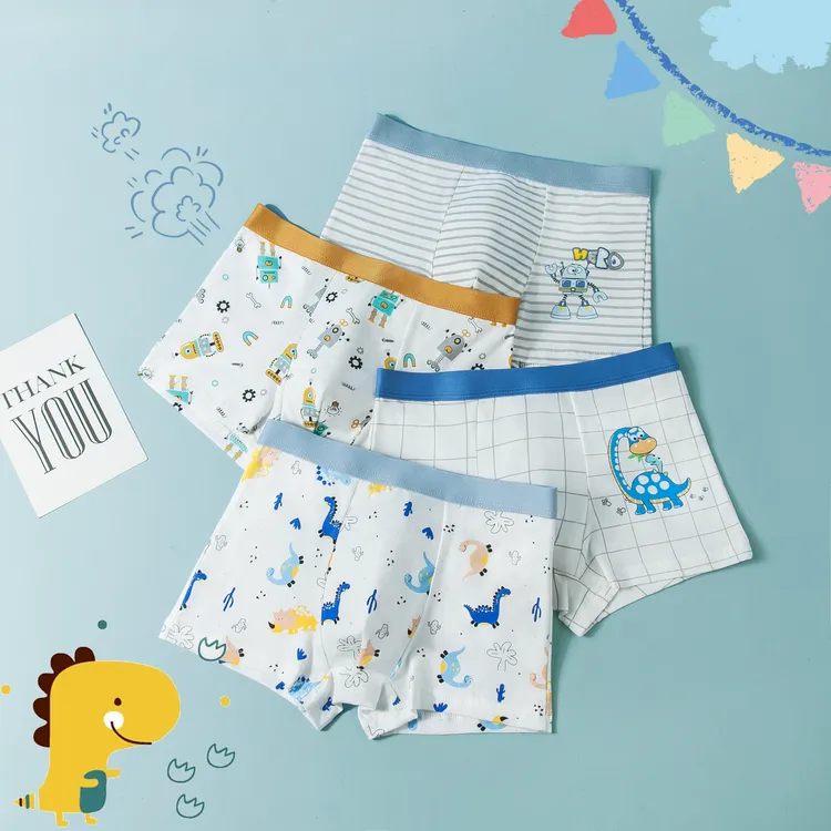 男童内裤夏季宝宝四角透气短裤头儿童大童裤头男孩平角底裤薄款
