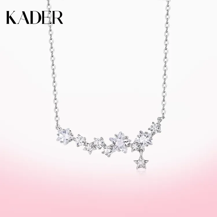 KADER/卡蒂罗 坠链均925银 小星愿项链女款经典百搭精致小众设计