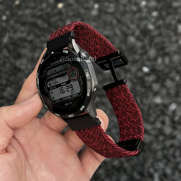 SosaBand简约尼龙编织磁吸扣适用华为GT6手表带3Pro/watch5x2三星