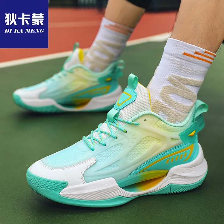 KT7夜光篮球鞋男学生低帮实战气垫减震防滑儿童专业外场运动鞋女