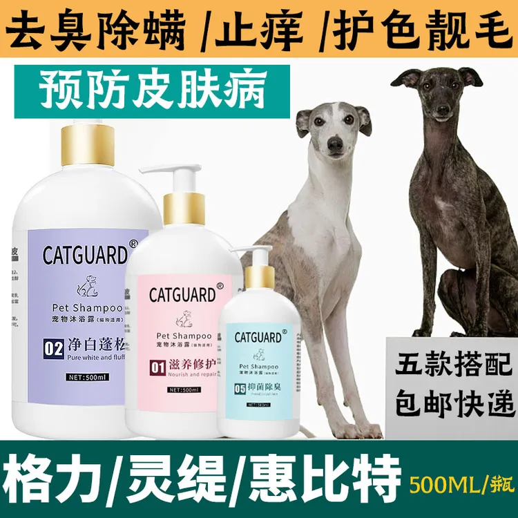 灵缇格力惠比特犬专用沐浴露抑菌除臭止痒除螨预防皮肤病狗狗香波