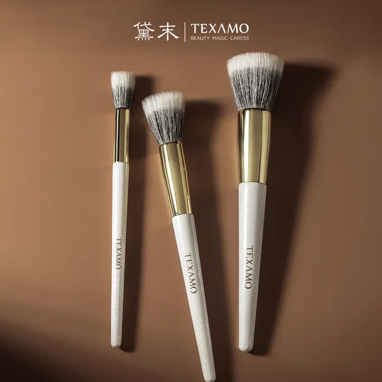 Texamo/黛末玉丸点彩刷大中小号腮红刷高光刷