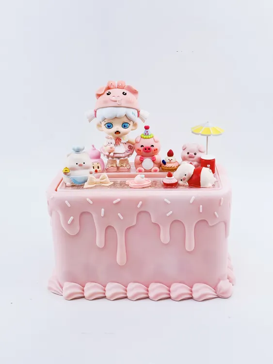 团团diy奶油纸巾盒 收纳手工翻模滴胶模具