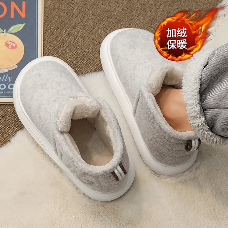 一脚蹬雪地靴男款冬季加绒保暖东北抗寒棉鞋男士户外轻便加厚短靴